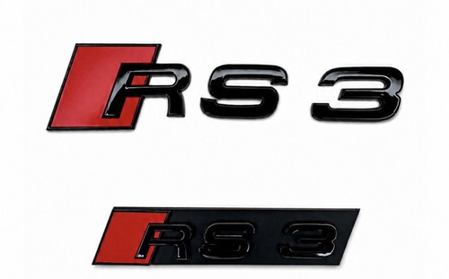 Audi rs3 gloss black red - audi,