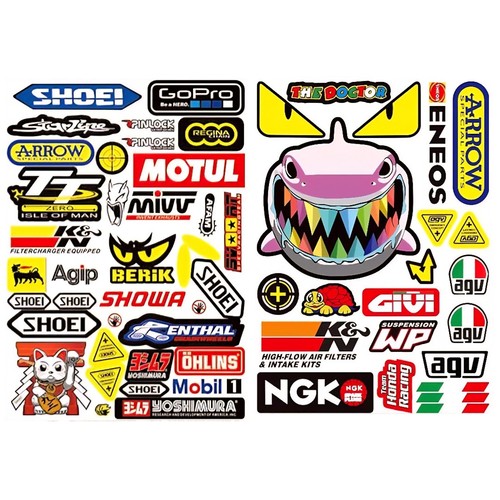 61x stickers sheets - a4,