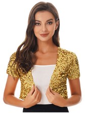 Women Glitter Sequin Short