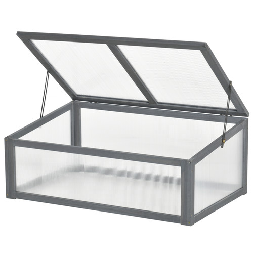 Square wooden greenhouse with - square,