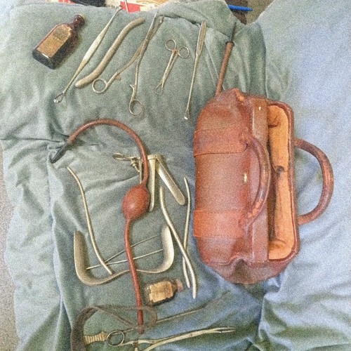 Original leather doctors bag - original,