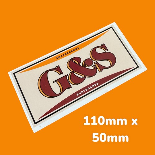 Skateboard surfboard vinyl - g&s,