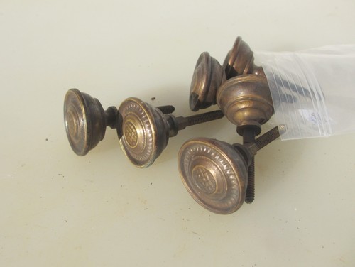 Georgian brass cupboard knob - cupboard,