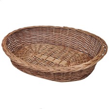 Willow Dog Basket/ Bed Natural 90  R2O6