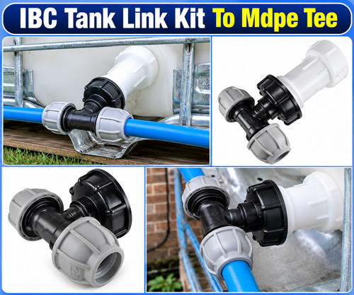 Ibc tank outlet kit mdpe - ibc,