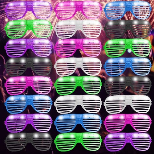 24pcs flashing party glasses - 24pcs,
