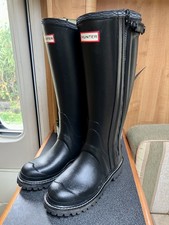 Hunter Field Balmoral Sovereign Size UK4 Wellies Neoprene Lined Wellington Boots