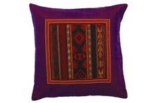 Vintage mauve cushion cover