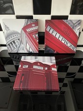 Set of Colour Telephone Retro