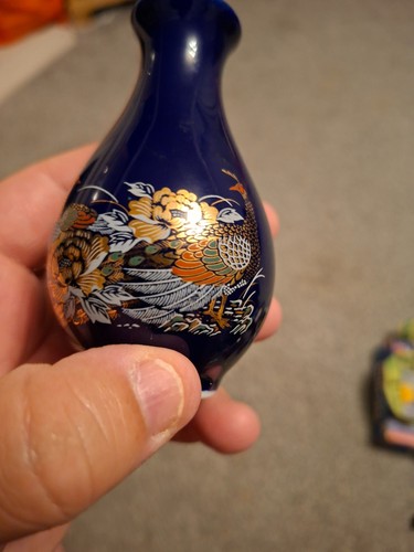 Vintage cobalt blue miniature - cobalt,