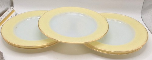 Vintage pyrex yellow band - pyrex, side