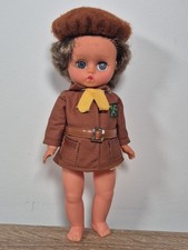 SWEET LITTLE 1960s AMANDA JANE DOLL IN ORIGINAL BROWNIE UNIFORM VGC