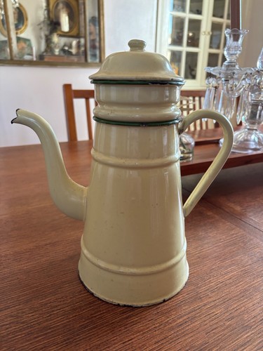 Vintage enamel french coffee - vintage,