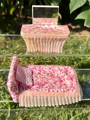 Vintage mahogany dolls house - vintage,