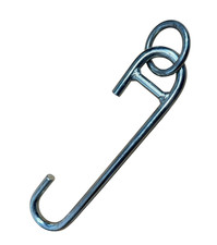 Mooring Hook Nappy Pin 340mm + Ring Walsh Implements Canal Boat Barge Narrowboat