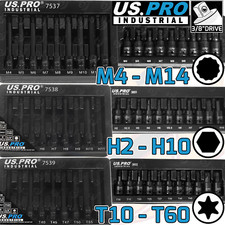 US PRO IMPACT Hex Torx Spline
