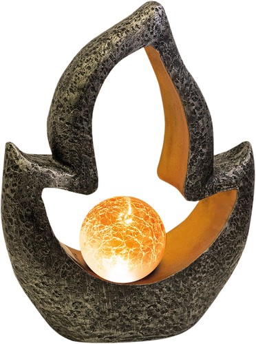 Solar powered led - led, resin