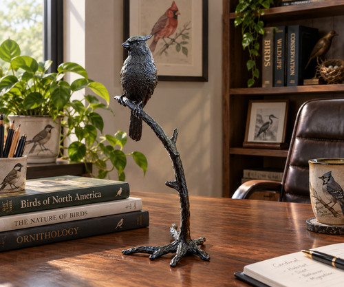 Bronze bird tree branch - tree,