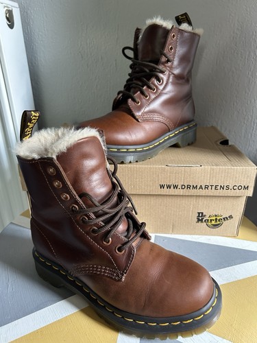 Martens brown serena - brown, fur