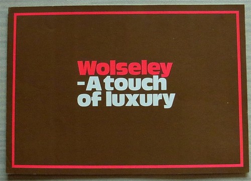 Wolseley car range sales - car,