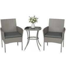 Outsunny piece rattan bistro - outsunny, 3