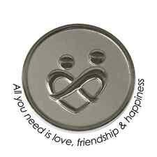 Quoins Coin Stainless Steel QMOZ-01-S-E Size S Friendship All You need is Love