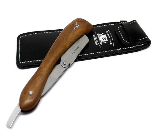 Wood barber salon straight - straight, cut