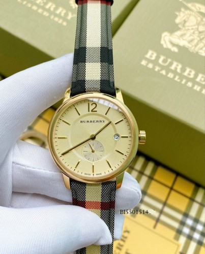 Burberry mens watch leather - mens,