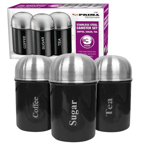 3pc 4pc canister - 3pc, stainless