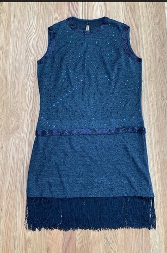 Vintage beaded sequin - , flapper