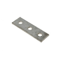 Galvanised 3 Hole Flat Plate