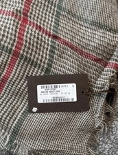 Gucci tartan check large scarf