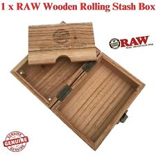 RAW Wooden Rolling Stash Box