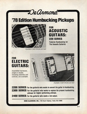 vtg 70s DEARMOND PICKUPS