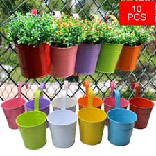 10/20PCS Metal Flower Pot