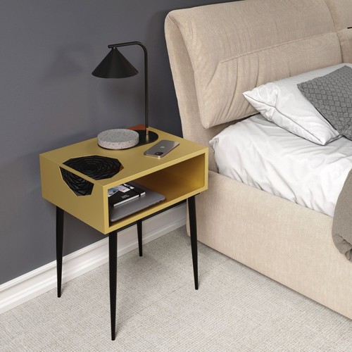 Galaxy metal bedside - metal, table