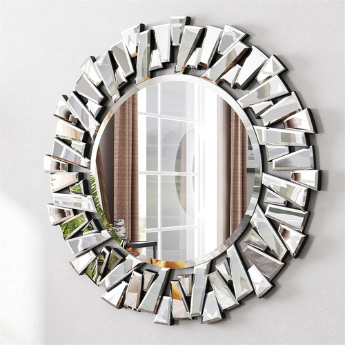 Round wall mirror - round,