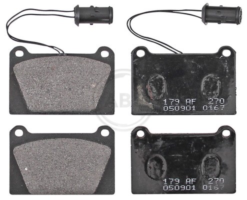 Abs 36449 front brake pad - front, set