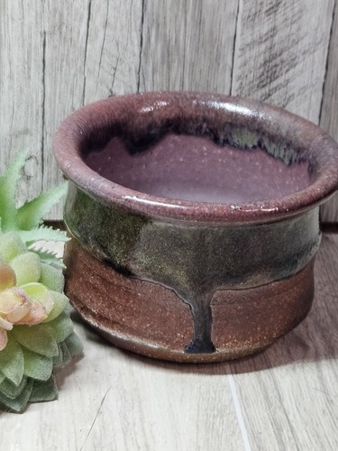 Vintage studio pottery bowl - vintage,