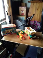 Vintage Fisher Price Play Family Camper Van