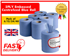 Blue Centrefeed Rolls 2-Ply