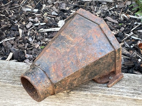 Antique vintage gutter - antique, cast