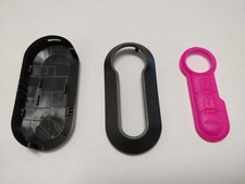 Black COVER AND PINK BUTTONS FIAT PANDA DUCATO BRAVO 500 PUNTO EVO LANCIA DELTA Y