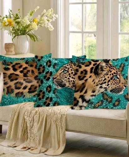 Beautiful teal leopard print - beautiful,