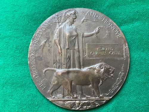 Death plaque somme casualty - plaque.,