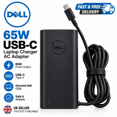 Genuine dell 65w - usb-c, laptop