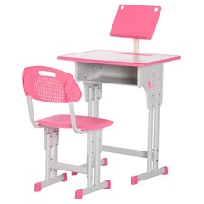 HOMCOM Kids Desk and Chair Set