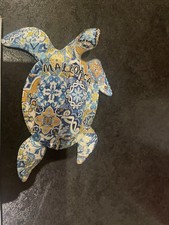 Turtle Decor: Teal Ceramic Sea