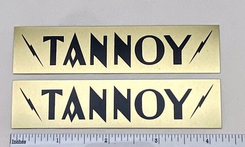 Tannoy speaker badge large - tannoy,