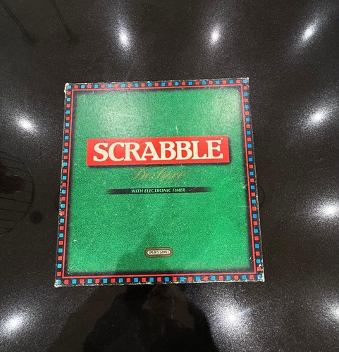 Scrabble deluxe board - scrabble, game